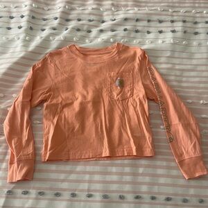 Carhartt Kids Peach Long Sleeve Tee